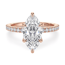 Load image into Gallery viewer, Lucce Lucia Pavé Marquise Moissanite