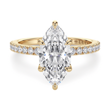Load image into Gallery viewer, Lucce Lucia Pavé Marquise Moissanite