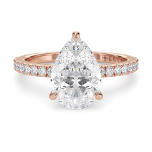 Load image into Gallery viewer, Lucce Lucia Pavé Pear Diamond