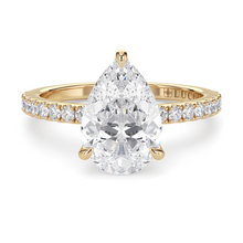 Load image into Gallery viewer, Lucce Lucia Pavé Pear Diamond