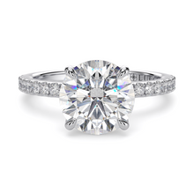 Load image into Gallery viewer, Lucce Lucia Pavé 4-Prong Round Diamond