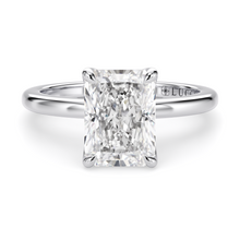 Load image into Gallery viewer, Lucce Lucia Radiant Lab Diamond 3.04ct E VS1 Ex IGI 18K White Gold