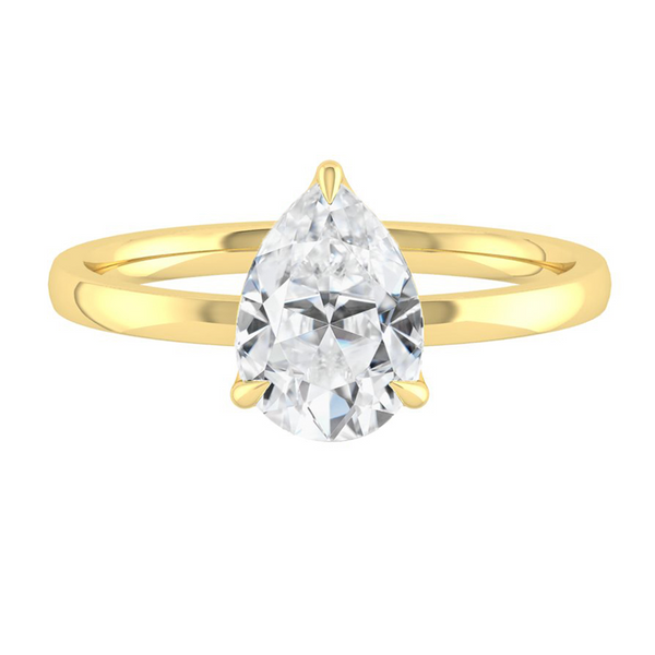 Lucce Lucia Halo Pear Diamond