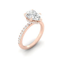 Load image into Gallery viewer, Lucce Verona Pave Pear Moissanite