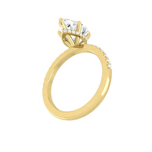Load image into Gallery viewer, Lucce Verona Pave Pear Moissanite