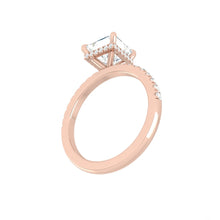 Load image into Gallery viewer, Lucce Verona Pave Princess Moissanite