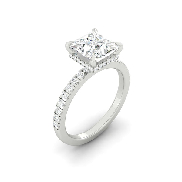 Lucce Verona Pave Princess Moissanite