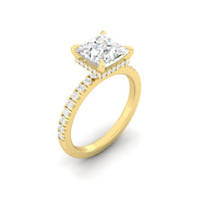Load image into Gallery viewer, Lucce Verona Pave Princess Moissanite