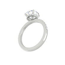 Load image into Gallery viewer, Lucce Verona Pavé Round Moissanite