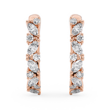 Load image into Gallery viewer, Lucce Marchesa Hoop Earrings Diamond