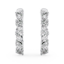 Load image into Gallery viewer, Lucce Marchesa Hoop Earrings Diamond