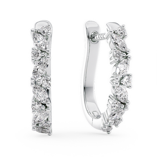 Lucce Marchesa Hoop Earrings Diamond