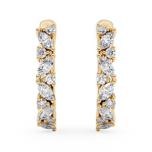 Load image into Gallery viewer, Lucce Marchesa Hoop Earrings Diamond