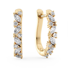 Load image into Gallery viewer, Lucce Marchesa Hoop Earrings Diamond