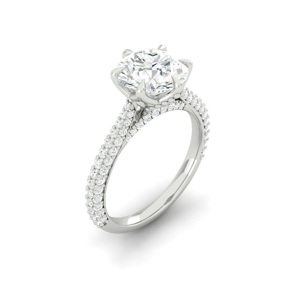 Lucce Azalea Luxe Round Moissanite