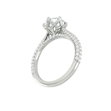 Load image into Gallery viewer, Lucce Azalea Luxe 3.10ct SUPERNOVA Moissanite Platinum