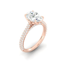 Load image into Gallery viewer, Lucce Azalea Luxe Oval Moissanite