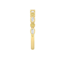 Load image into Gallery viewer, Lucce Aina Sunburst 0.55CTW Lab Diamond 18K Yellow Gold