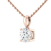 Load image into Gallery viewer, Kaela Necklace Round Moissanite