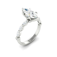 Load image into Gallery viewer, Paula Marquise Moissanite