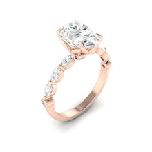 Load image into Gallery viewer, Lucce Paula Oval Moissanite