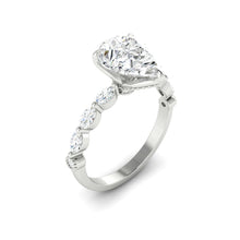Load image into Gallery viewer, Lucce Paula Pear Moissanite