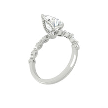 Load image into Gallery viewer, Lucce Paula Pear Moissanite