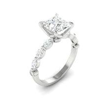 Load image into Gallery viewer, Lucce Paula Princess Moissanite