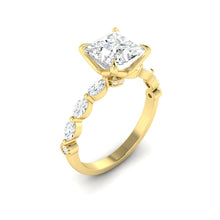 Load image into Gallery viewer, Lucce Paula Princess Moissanite