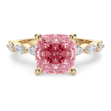 Load image into Gallery viewer, Lucce Paula Cushion Rosé Pink Diamond