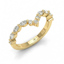 Load image into Gallery viewer, Lucce Paula Flush 0.46CTW Lab Diamond 14K Yellow Gold