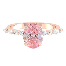 Load image into Gallery viewer, Lucce Paula Oval Rosé Pink Diamond
