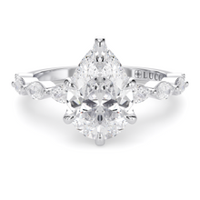 Load image into Gallery viewer, Lucce Paula Pear Moissanite