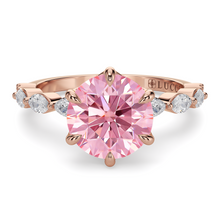 Load image into Gallery viewer, Lucce Paula Round Rosé Pink Diamond