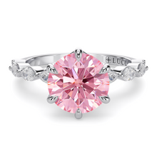 Load image into Gallery viewer, Lucce Paula Round Rosé Pink Diamond