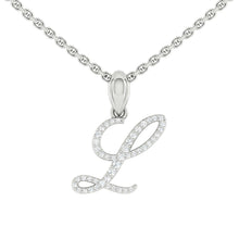 Load image into Gallery viewer, Lucce Personalized Letter Necklace Diamond