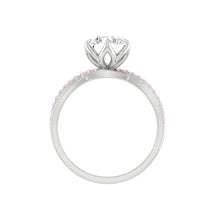 Load image into Gallery viewer, Pink Diamond Engagement Ring with infinity band Philippines