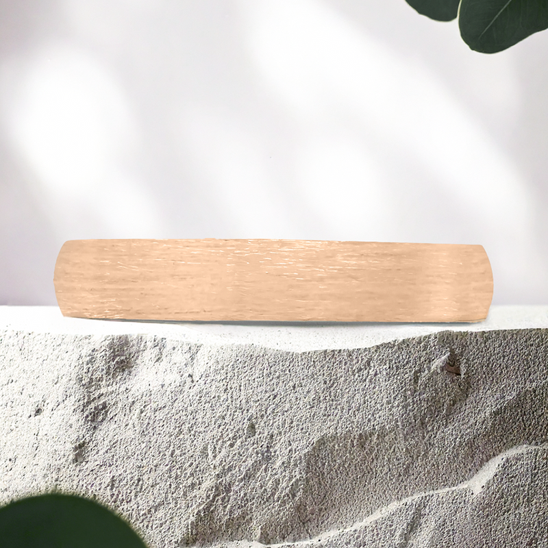 Lucce Amore Brushed 4mm 14K Rose Gold