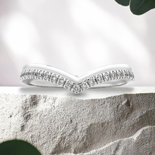 Load image into Gallery viewer, Lucce Lira 0.23ctw Lab Diamond 14K White Gold