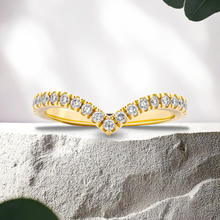 Load image into Gallery viewer, Lucce Leia Pavé 0.29CTW Lab Diamond 14K Yellow Gold
