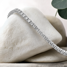 Load image into Gallery viewer, Lucce Diana Tennis Bracelet 5.60CTW DEF VVS Lab Diamond 14K White Gold