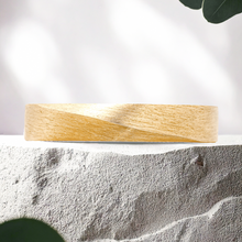 Load image into Gallery viewer, LUCCE ARCUS™ Brushed 4mm 14K Yellow Gold