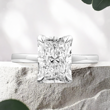 Load image into Gallery viewer, Lucce Lucia Radiant Lab Diamond 3.04ct E VS1 Ex IGI 18K White Gold