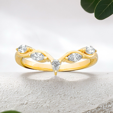 Load image into Gallery viewer, Lucce Constance Tiara 0.53ctw Lab Diamond 18K Yellow Gold