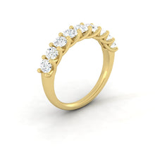 Load image into Gallery viewer, oval cut wedding ring yellow gold