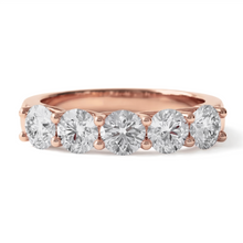 Load image into Gallery viewer, LUCCE RIVERA™ 5-Stone Round Diamond