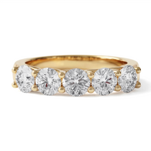 Load image into Gallery viewer, LUCCE RIVERA™ 5-Stone Round Diamond