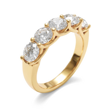 Load image into Gallery viewer, LUCCE RIVERA™ 5-Stone Round Diamond
