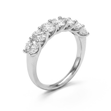 Load image into Gallery viewer, Lucce Rivera 7-Stone Oval 1.26ctw Lab Diamond 18K White Gold