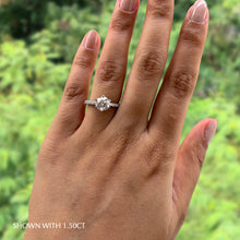 Load image into Gallery viewer, Moissanite Engagement Ring Lab Diamond Wedding Bands Where to buy Manila Philippines